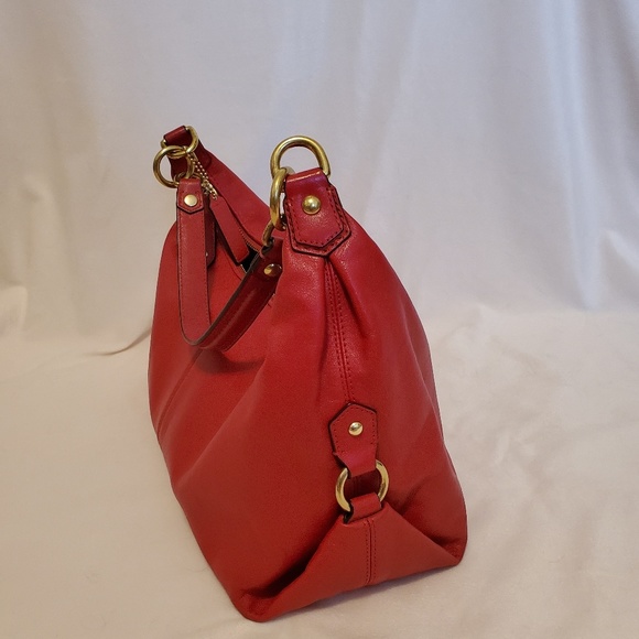 Ruby Red Coach Purse - Picture 2 of 4